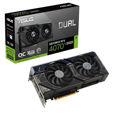 Karta graficzna ASUS Dual GeForce RTX 4070 Ti SUPER OC 16GB GDDR6X