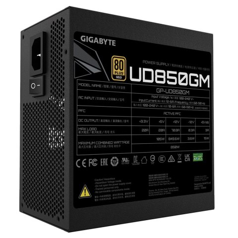 Zasilacz Gigabyte UD850GM 850W 80+ Gold