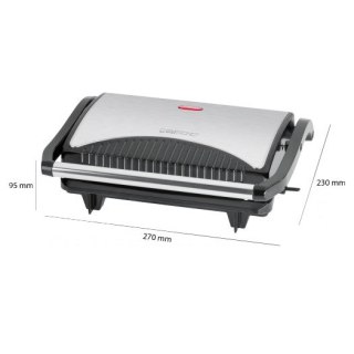 Grill Clatronic MG 3519 (stołowy-zamknięty; 700W; kolor srebrny)