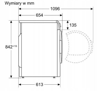 Suszarka do bielizny BOSCH WQG245APPL