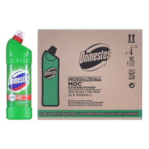 Domestos Płyn do czyszczenia toalet Pine 12x1L