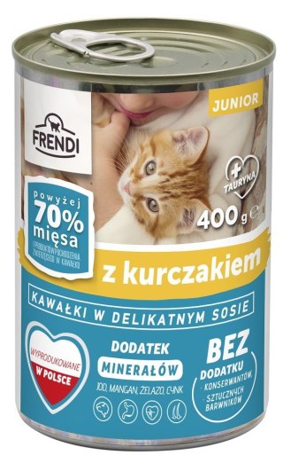 Frendi puszka dla kota (junior) z kurczakiem 400 g