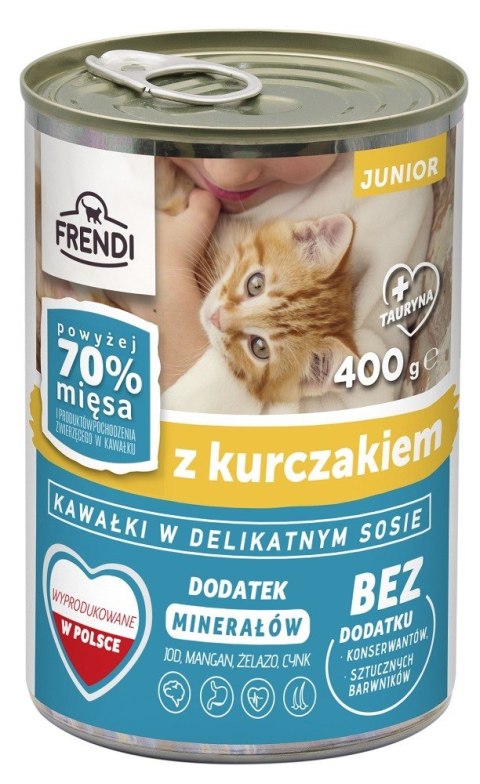 Frendi puszka dla kota (junior) z kurczakiem 400 g