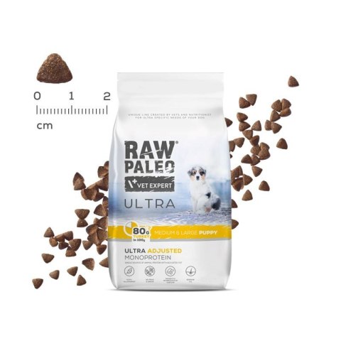 VetExpert Raw Paleo Ultra Turkey Medium&Large Puppy - Karma sucha dla psów - 10kg