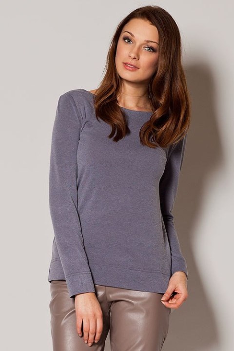 Sweter Damski Model 244 Grey - Figl