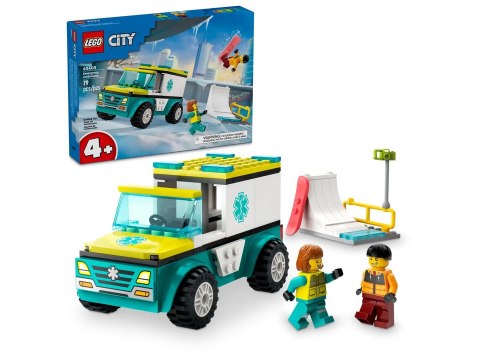 LEGO City 60403 Karetka i snowboardzista