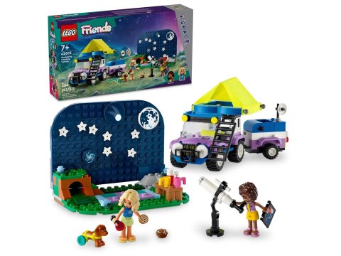 LEGO Friends 42603 Kamper z mobilnym obserwatorium gwiazd