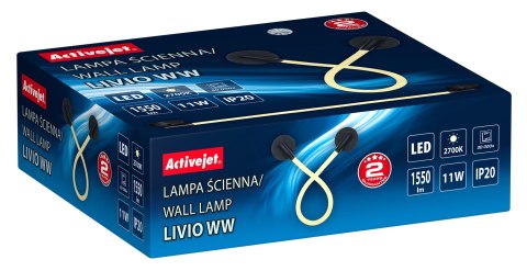 Lampa ścienna LED Activejet AJE-AJE-LIVIO WW