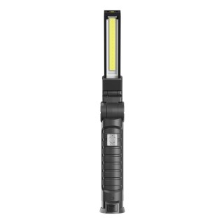 SAVIO LAMPA WARSZTATOWA AKUMULATOROWA COB LED 3W, USB, 150 LM, SKŁADANA, Z MAGNESEM, FL-03