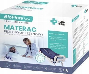 Materac przeciwodleżynowy rurowy BioFlote 5000