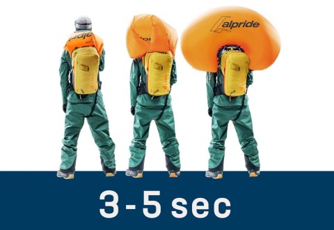 Plecak lawinowy Deuter Alproof Lite 22 - turmeric/black