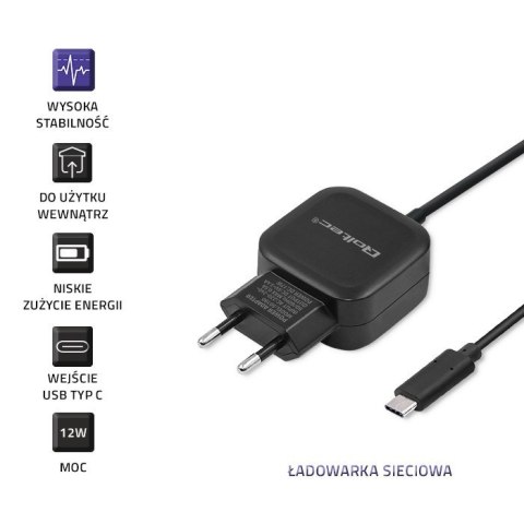 Ładowarka Qoltec 50190 (3400 mA; 17W; USB, USB typ C)