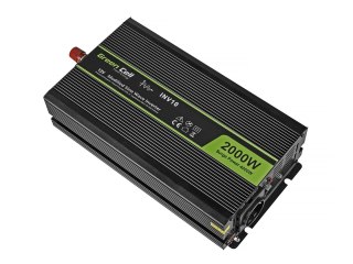 GREEN CELL PRZETWORNICA INV10 12V-230V 2000W/4000W MODYFIKOWANA SINUSOIDA