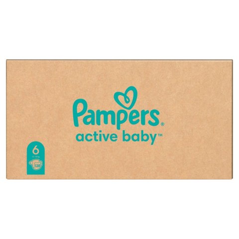 PAMPERS Pieluchy AB Rozm 6, 13-18kg, 128szt