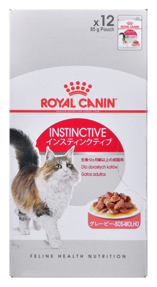 ROYAL CANIN FHN Instinctive w sosie - mokra karma dorosłych kotów - 12x 85 g