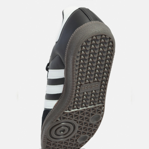 Adidas Samba OG B75807, Unisex Czarne Sneakersy, Skórzana Cholewka, Gumowa Podeszwa