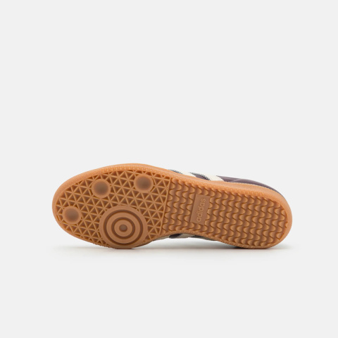 Adidas Samba OG ID0477, Unisex Bordowe Sneakersy, Skórzana Cholewka, Gumowa Podeszwa