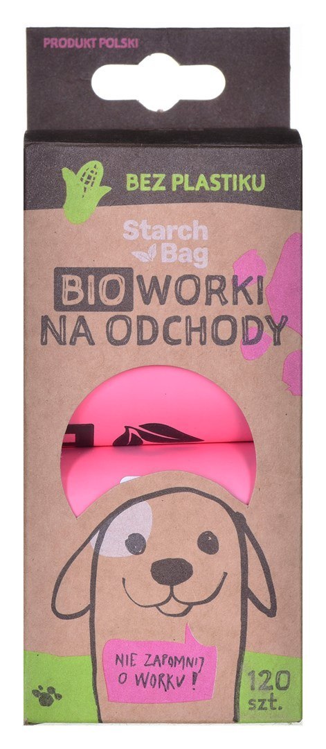 STARCH BAG - bioworki na odchody - 8 x 15 szt.