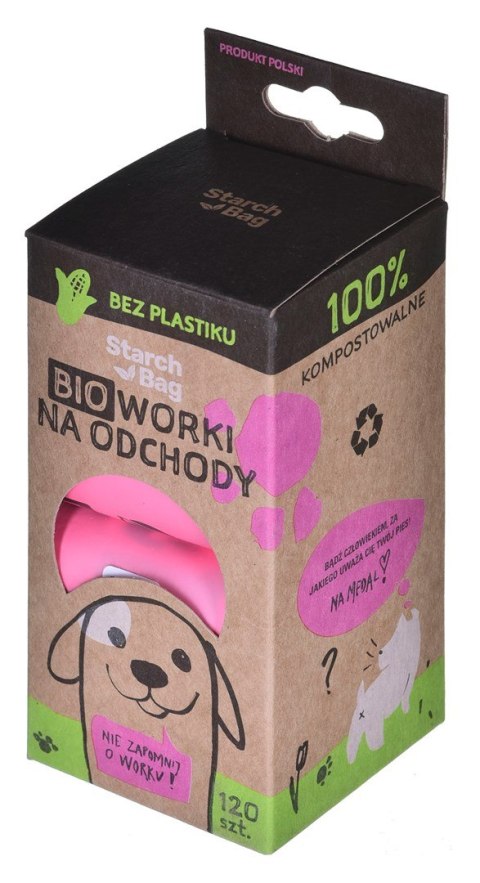 STARCH BAG - bioworki na odchody - 8 x 15 szt.