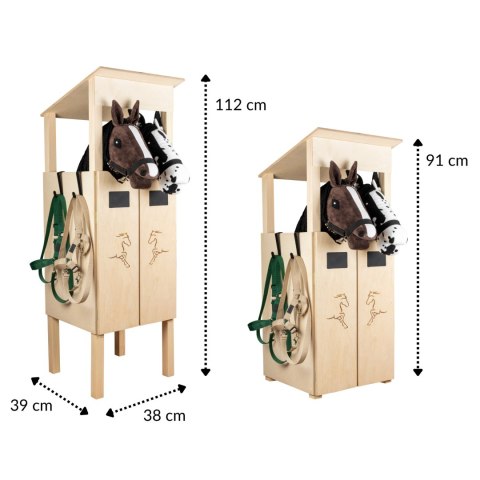 Stajnia dla Hobby Horse - oryginał, drewniana, polska produkcja Skippi