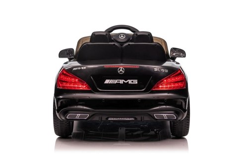 Auto Na Akumulator Mercedes SL65 S Czarny Lakierowany LCD