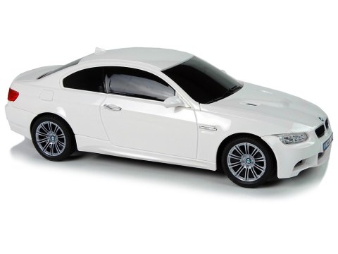 Auto Zdalnie Sterowane BMW M3 Białe 2,4 G Pilot Kierownica 1:18 Dźwięk Światła