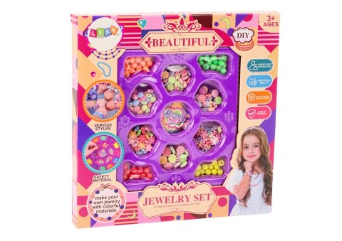 Koraliki Do Robienia Biżuterii DIY Zestaw Kreatywny Zawieszki Kwiatuszki