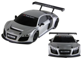 Auto R/C 1:24 Zdalnie Sterowane Sportowe AUDI R8 LMS Srebrne