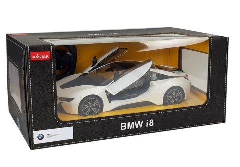 Auto R/C Sportowe Zdalnie Sterowane BMW i8 Rastar 1:14 Biały