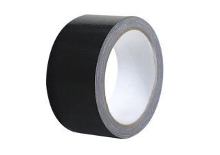 Taśma Tekstylna Wytrzymała Mocna Uniwersalna Czarna 48mm/50Y