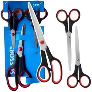 Zestaw Nożyczek Biurowe Uniwersalne 3szt.