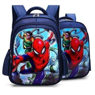 Plecak dziecięcy Spider-Man 3D granatowy regulowany z kieszonkami