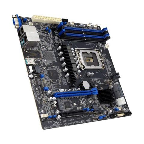 Płyta główna Asus P13R-M 1x LGA1700 Intel Xeon E-24XX C262 (4xDIMM, 8x SATA, 1xM.2, 2x1GbE, ASMB11-iKVM, mATX)