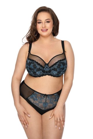 Biustonosz Soft Model Angel M-3329/2 Black/Blue - Mat