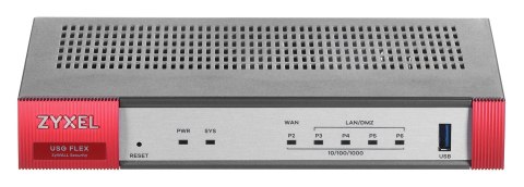 Firewall Zyxel USGFLEX50 1xWAN 4xLAN SPI firewall: 350 Mbps Max. IPsec VPN: 20