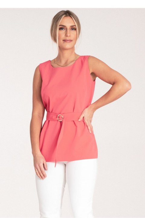 Bluzka Model M1071 Coral - Figl