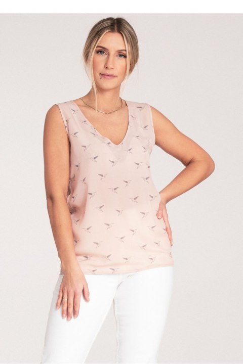 Bluzka Model M1076 Pink - Figl