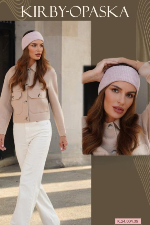 Opaska Damska W Prążek Kolor Różowy Kamea- Kirby - Kamea