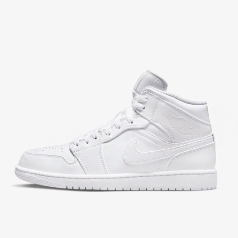 NIKE Air Jordan 1 Mid -554724-136, Triple White