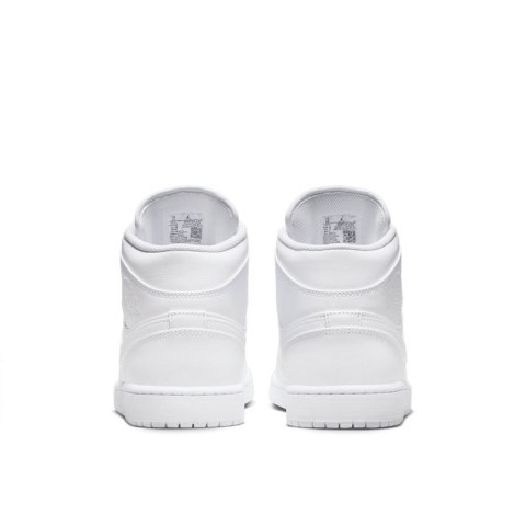 NIKE Air Jordan 1 Mid -554724-136, Triple White