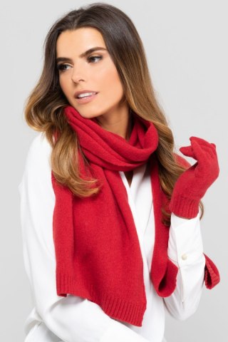 SZALIK*02 damski zimowy kolor czerwony - Kamea