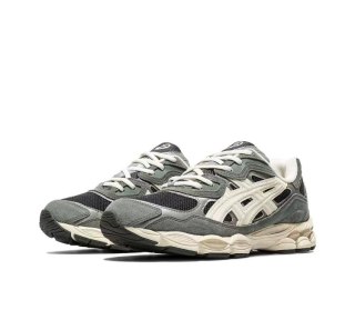 Asics Gel-NYC Graphite Grey/Smoke Grey 1203A383-002 - Sneakersy w Szaro-Białej Kolorystyce