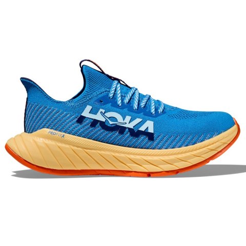 Hoka Carbon X 3 1123192-CSBB, niebiesko-pomarańczowe