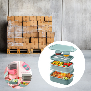 1300 szt - Lunch BOX 3 częściowy - Amazon Palety ze zwrotami - zwroty konsumenckie, nadwyżki magazynowe