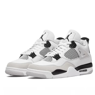 Buty NIKE Air Jordan 4 Retro Military Black - 408452-111