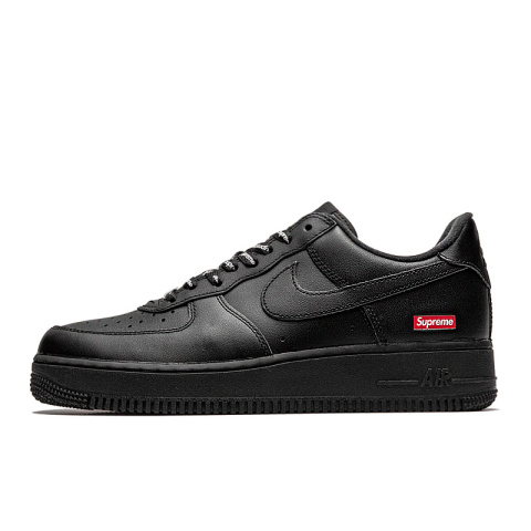 Buty sportowe NIKE Air Force 1 - Supreme Czarne CU9225-001