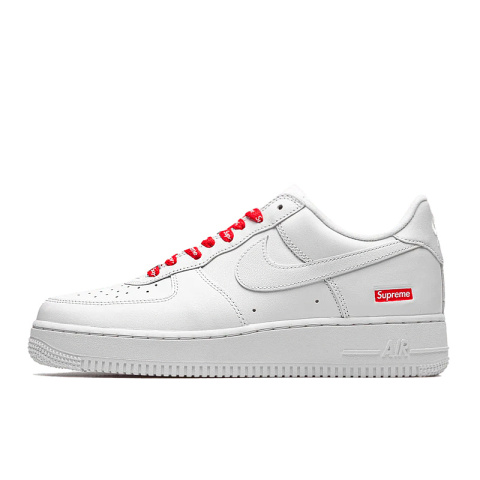 Buty sportowe NIKE Air Force 1 - Supreme Białe