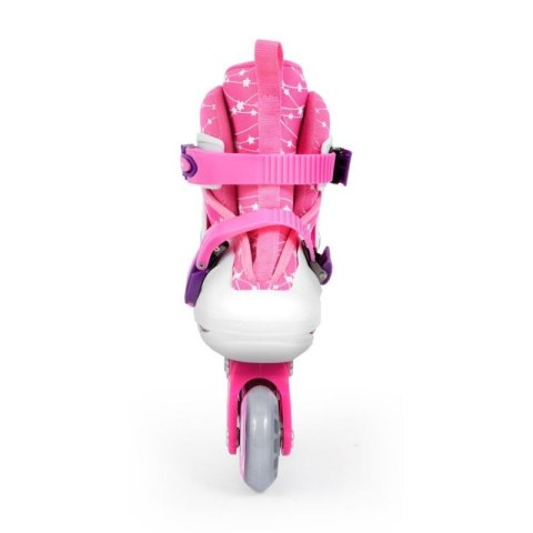 Zestaw SMJ Sport Combo Pink LED: 2w1 wrotko-rolki HS-TNK-000009549