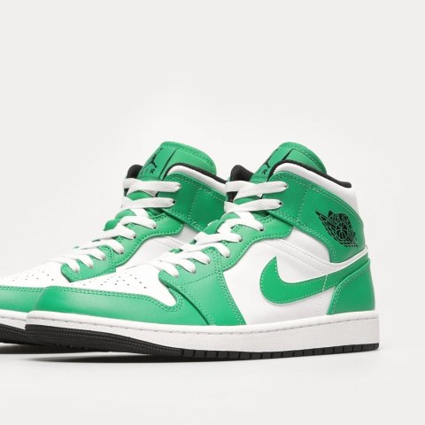 Buty NIKE Jordan 1 MID - Zielono-Białe - Lucky Green