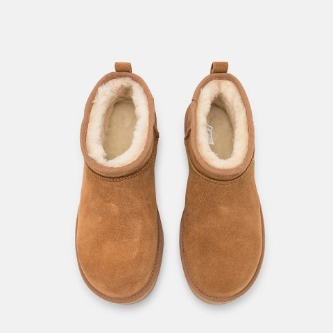 Buty damskie UGG Ultra Mini Platform na platformie - Chestnuts brązowe 1135092-CHE